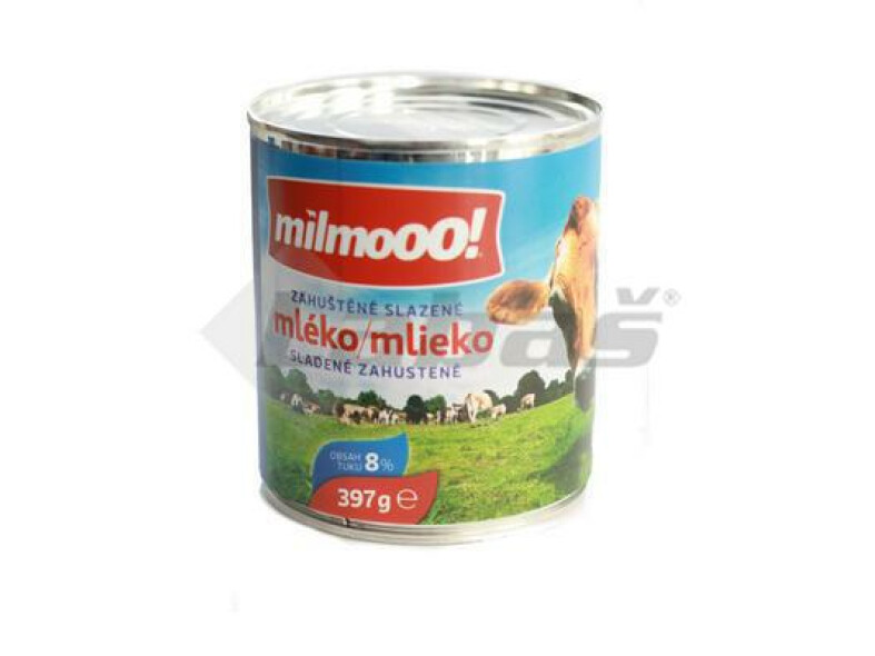 MLIEKO KONDENZOVANÉ SLADENÉ 397g MILMOOO