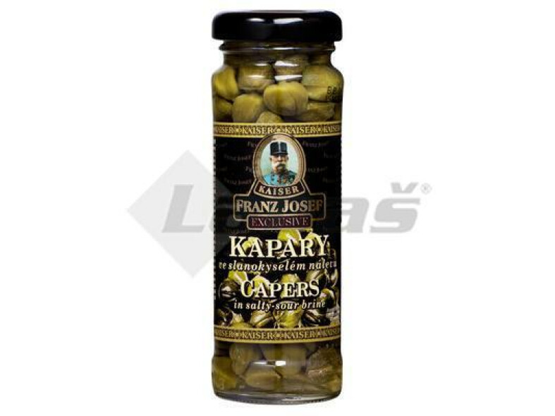 KAPARY V SLANOM NÁLEVE 100g / PP 60g SKLO FRANZ JOSEF