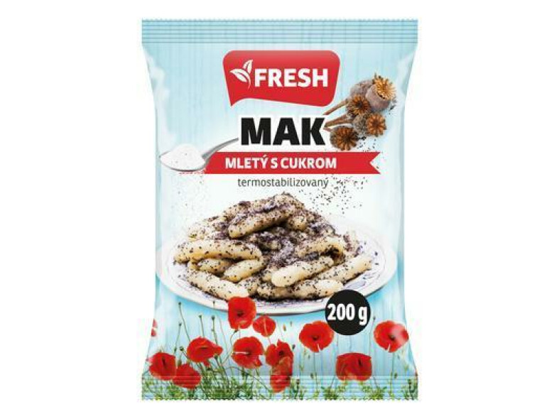 MAK MLETÝ S CUKROM 200g FRESH