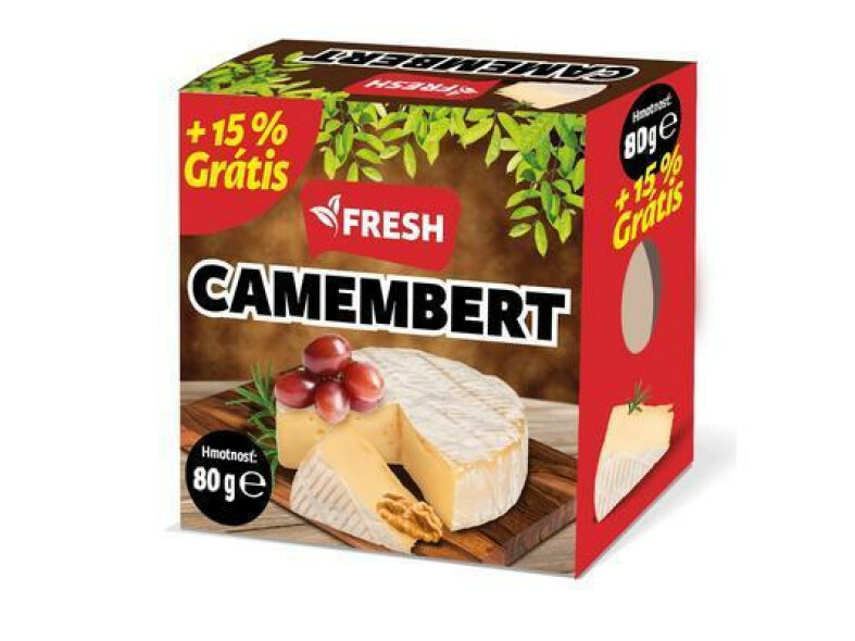 SYR CAMEMBERT 80g + 15% GRÁTIS FRESH