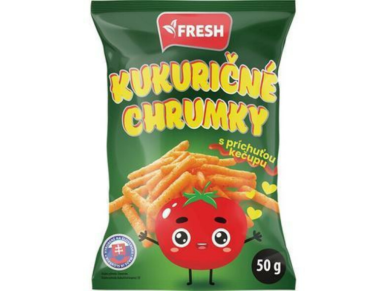 CHRUMKY KUKURIČNÉ KEČUP 50g FRESH