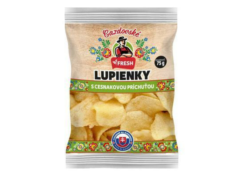 LUPIENKY GAZDOVSKÉ ZEMIAKOVÉ CESNAK 75g FRESH