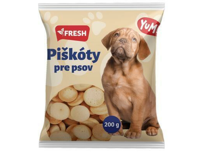 PIŠKÓTY PRE PSOV 200g FRESH