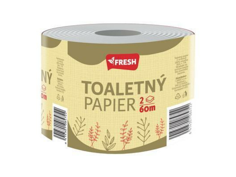 PAPIER TOALETNÝ 60m 2-VRST. FRESH