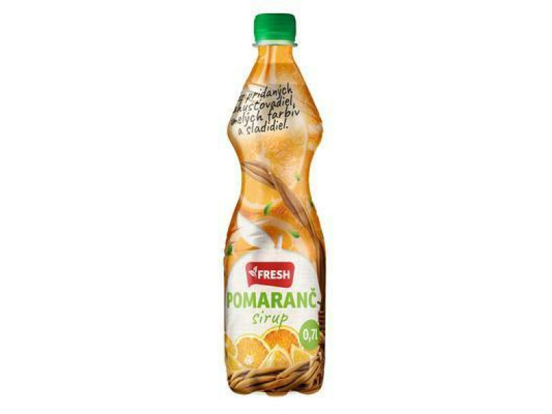 SIRUP POMARANČ 0.7l FRESH PET