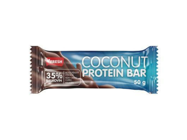 TYČINKA PROTEIN BAR KOKOSOVÁ 50g FRESH BEZLEP