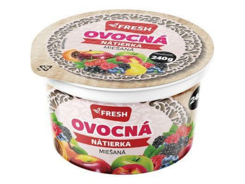 NÁTIERKA OVOCNÁ MIEŠANÁ 240g FRESH