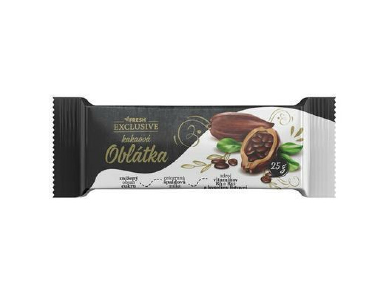 OBLÁTKY KAKAOVÁ NÁPLŇ 25g FRESH EXCLUSIVE