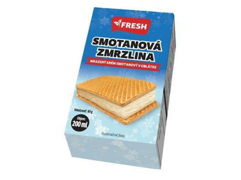 MRAZENÁ SMOTANOVÁ ZMRZLINA 200ml FRESH 