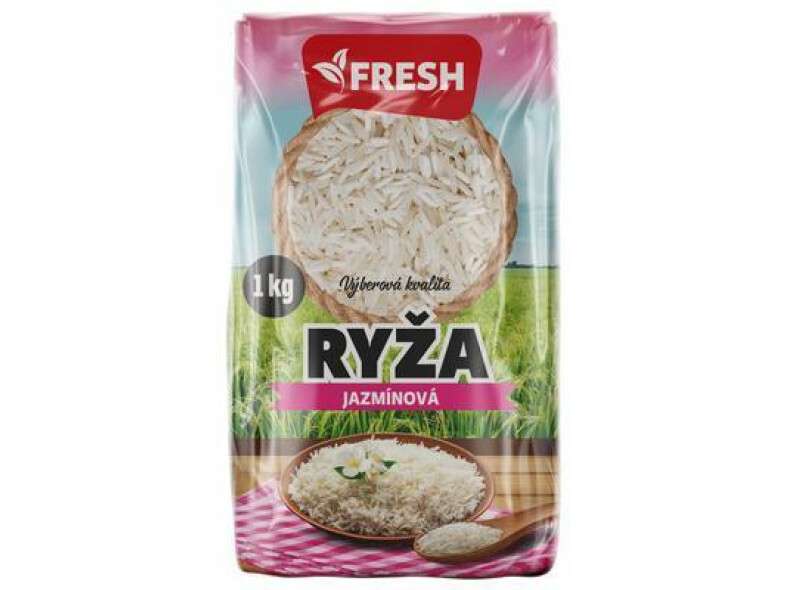 RYŽA JAZMÍNOVÁ 1kg FRESH