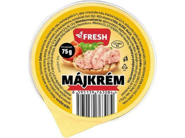 PAŠTÉTA MÁJKRÉM 75g AL FRESH HAMÉ