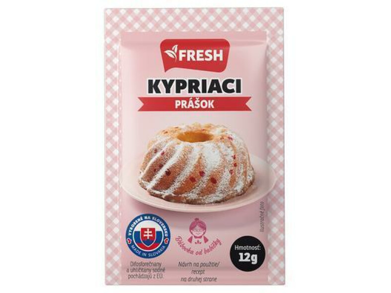 PRÁŠOK KYPRIACI DO PEČIVA 12g FRESH