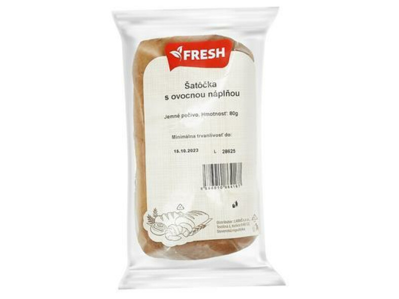 ŠATÔČKA S OVOCNOU NÁPL. 80g FRESH