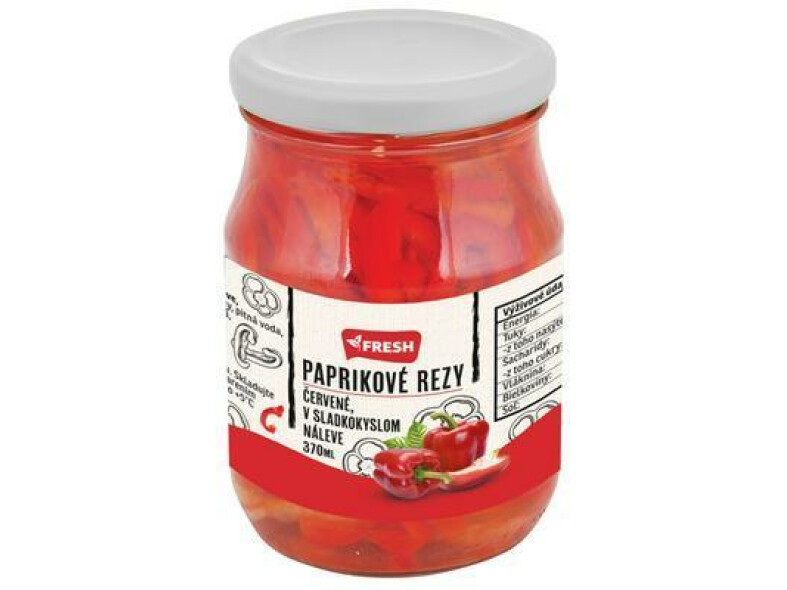 PAPRIKA ČERVENÁ - KÁPIA REZY 370ml / PP 170g FRESH