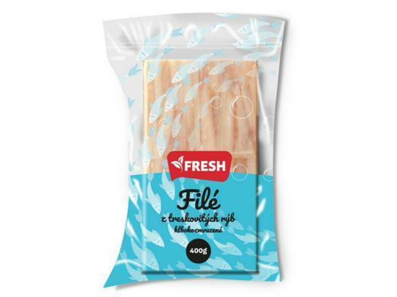 MRAZENÉ FILÉ 400g Z TRESKOVITÝCH RÝB FRESH