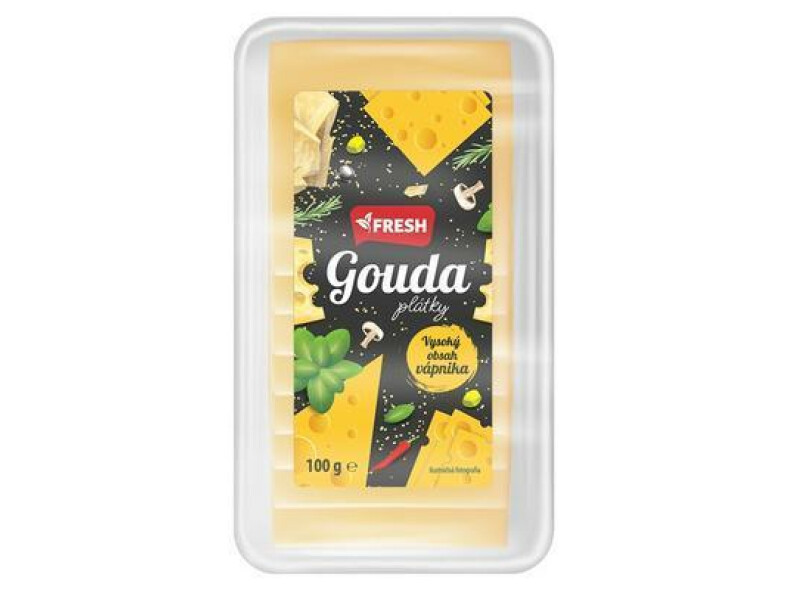 SYR PLÁTKY GOUDA 100g FRESH