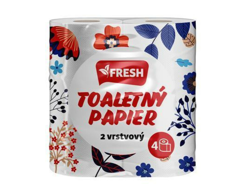 PAPIER TOALETNÝ 18m 4ks 2-VRST. FRESH