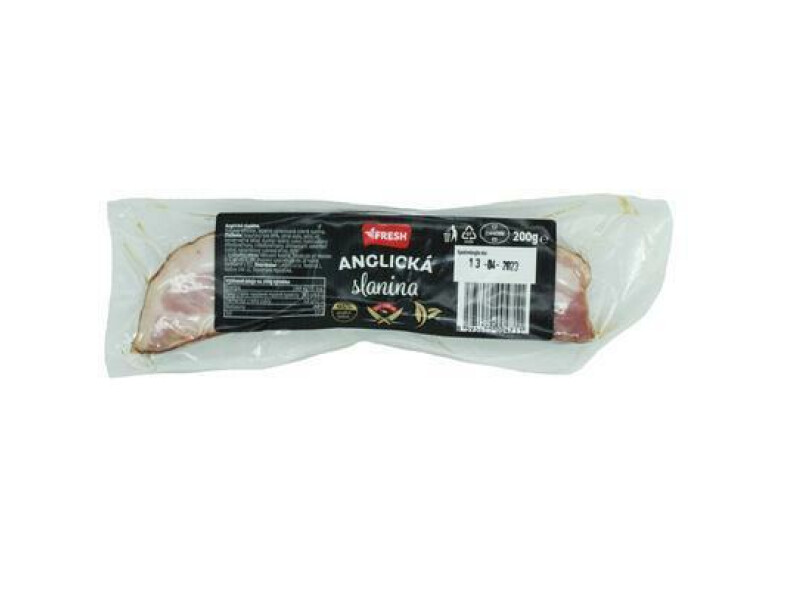 SLANINA ANGLICKÁ 200g FRESH 95% PODIEL MÄSA