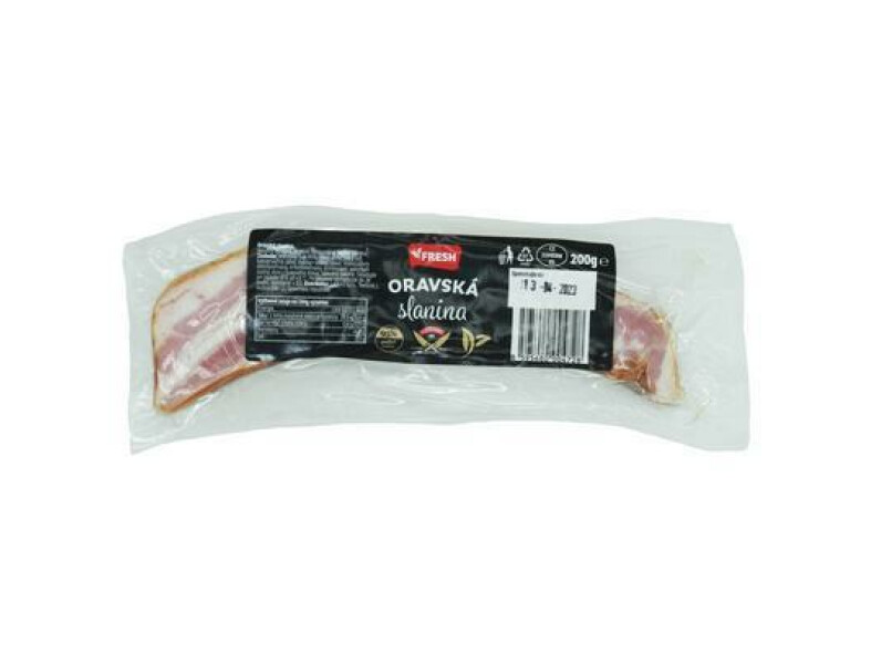 SLANINA ORAVSKÁ 200g FRESH 95% PODIEL MÄSA