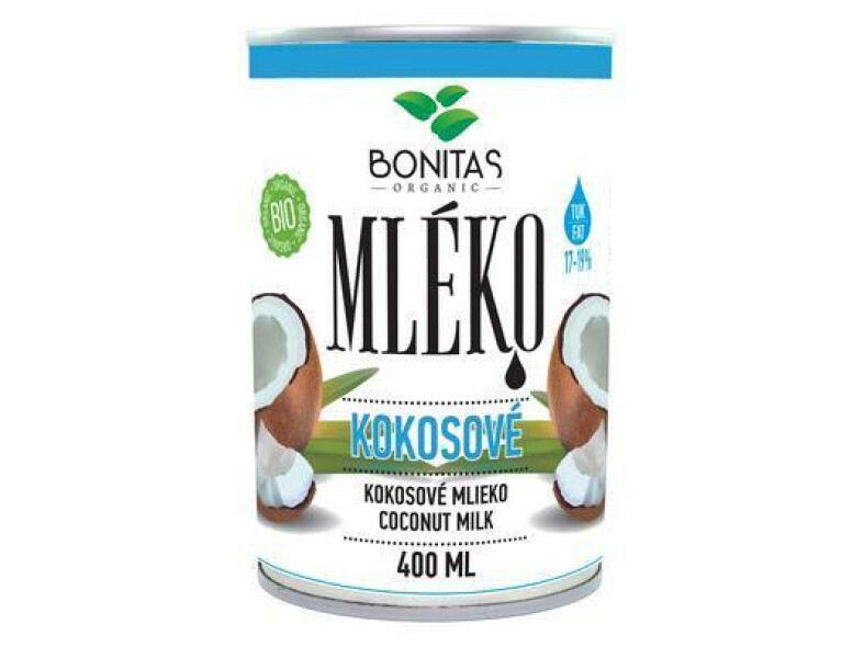 MLIEKO KOKOSOVÉ BIO 400ml BONITAS