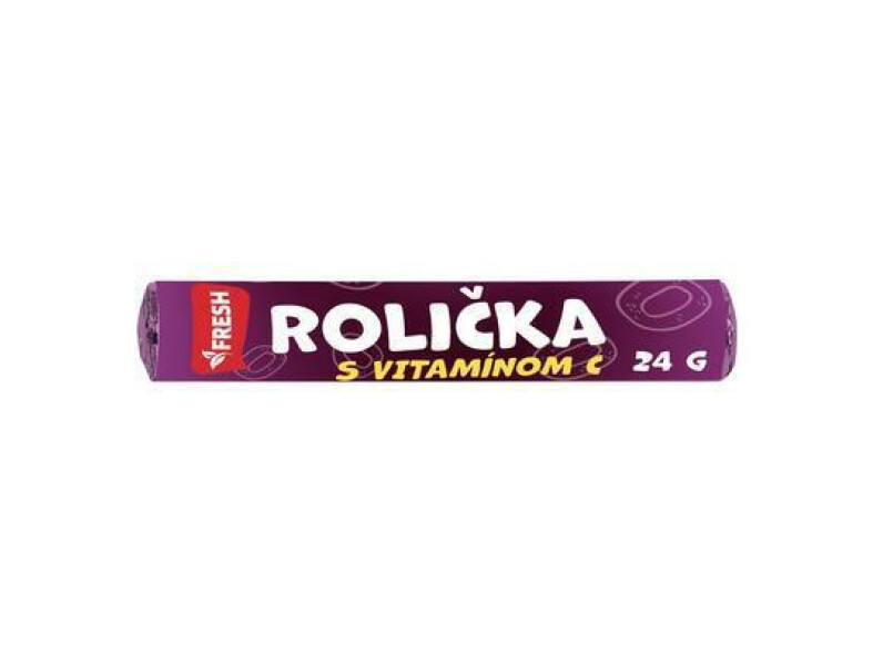 CUKRÍKY ROLIČKA S VITAMÍNOM C 24g FRESH