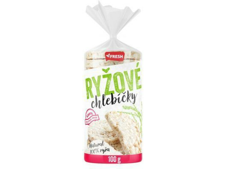 CHLEBÍK RYŽOVÝ 100g FRESH BEZLEP