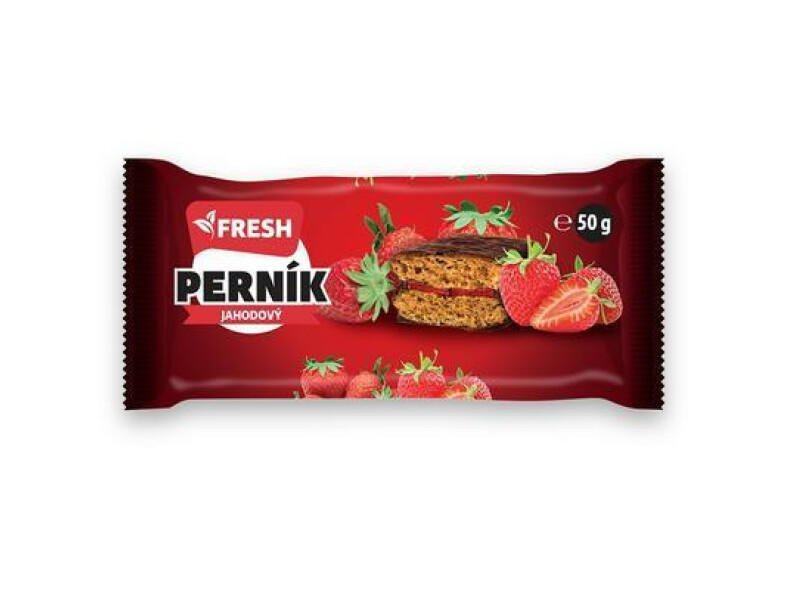 PERNÍK JAHODOVÝ 50g FRESH