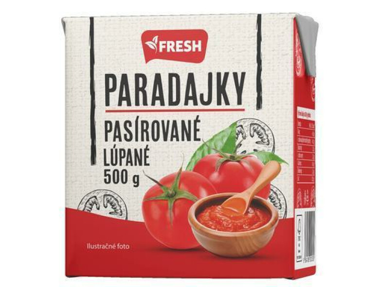 PARADAJKOVÉ PYRÉ PASÍROVANÉ 500g FRESH