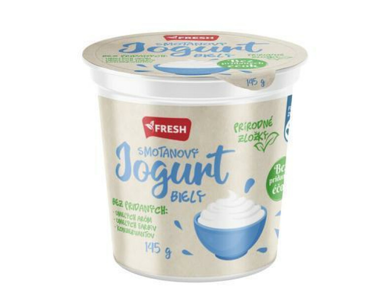 JOGURT SMOTANOVÝ BIELY 145g FRESH