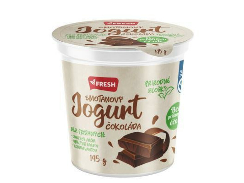 JOGURT SMOTANOVÝ ČOKOLÁDA 145g FRESH