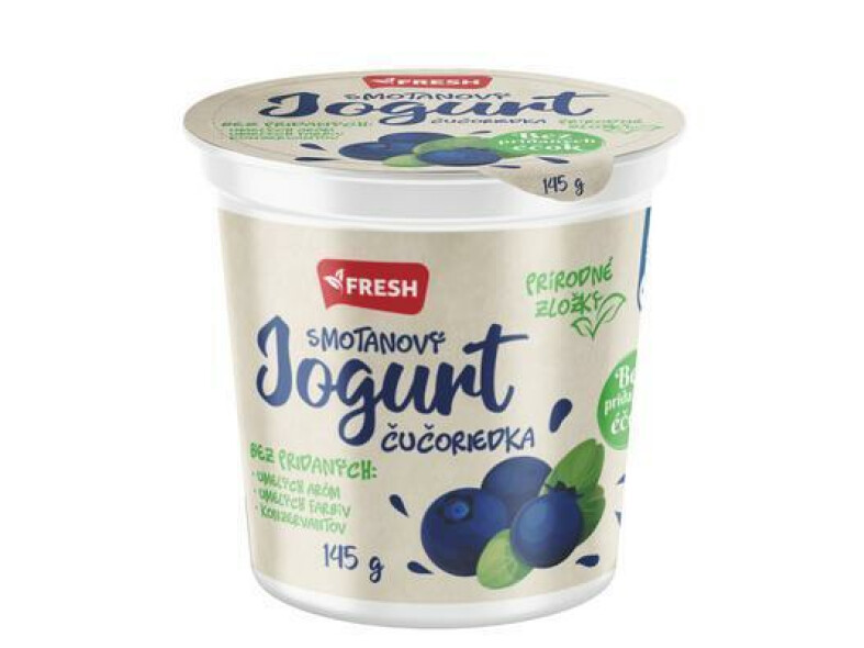 JOGURT SMOTANOVÝ ČUČORIEDKA 145g FRESH 