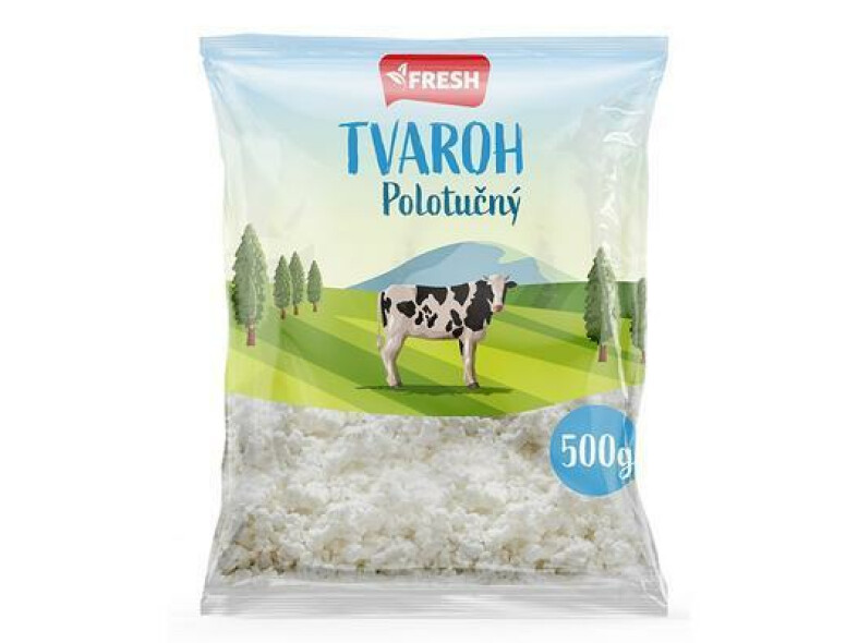 TVAROH POLOTUČNÝ 500g FRESH ABAÚJTEJ zár. 16 dní