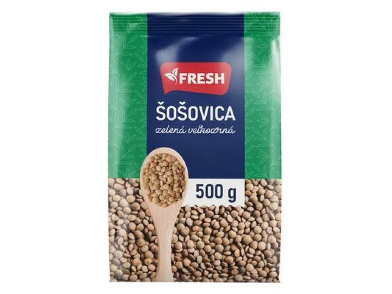 ŠOŠOVICA ZELENÁ VEĽKOZRNNÁ 500g FRESH