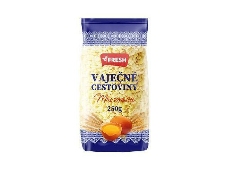 CESTOVINY MRVENICA VAJEČNÁ 250g FRESH