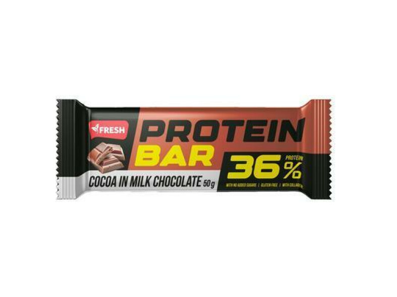 TYČINKA PROTEIN BAR ČOKOLÁDOVÁ 50g FRESH BEZLEP