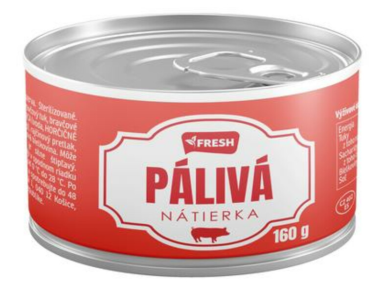 PAŠTÉTA PÁLIVÁ NÁTIERKA 160g FRESH