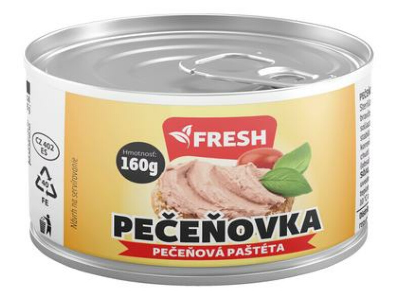 PAŠTÉTA PEČEŇOVKA 160g FRESH