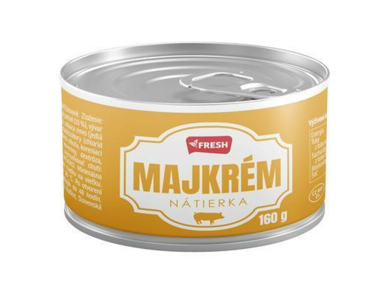 PAŠTÉTA MÁJKRÉM 160g FRESH