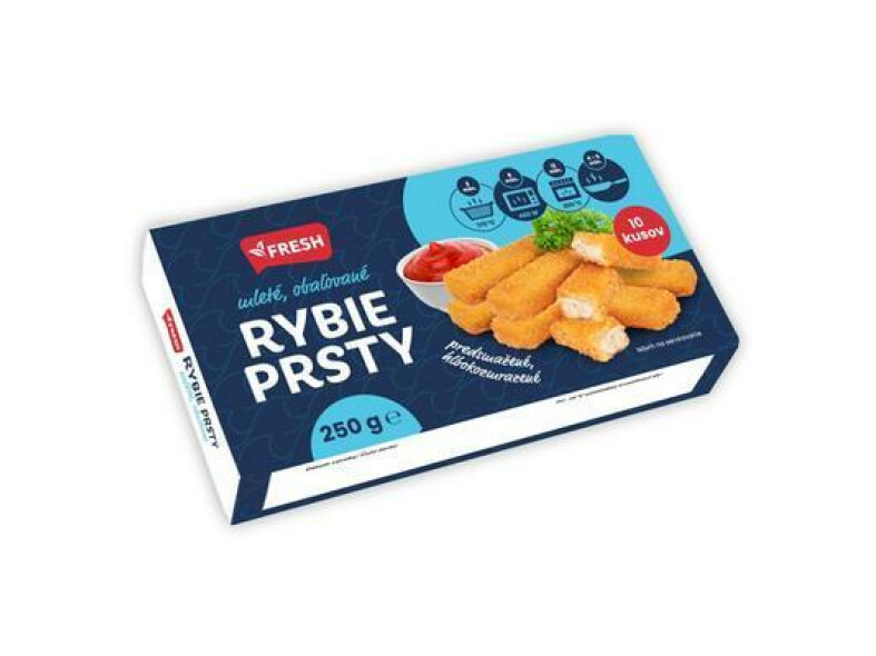 MRAZENÉ RYBIE PRSTY 250g MLETÉ FRESH