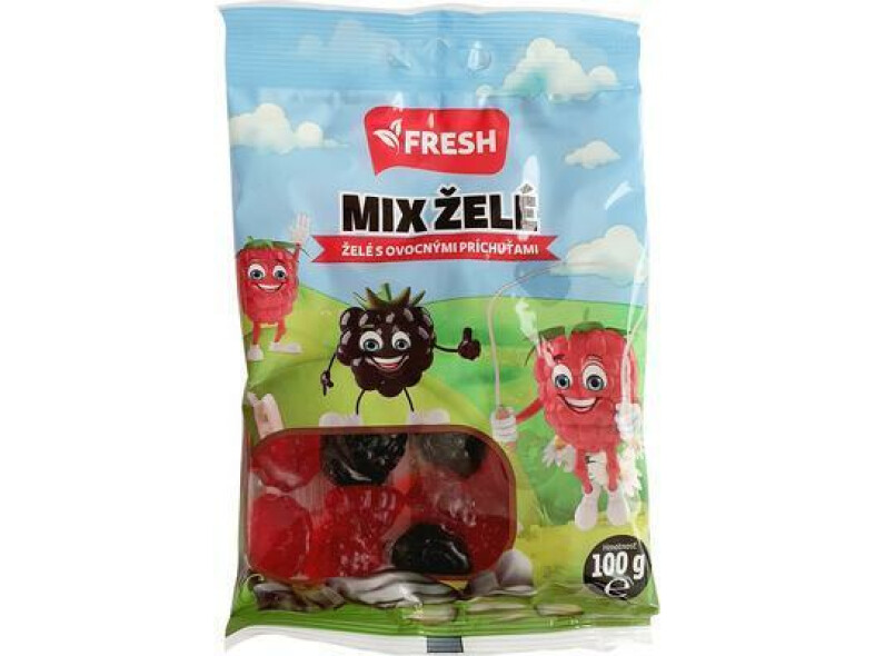 CUKRÍKY ŽELÉ MIX 100g FRESH 