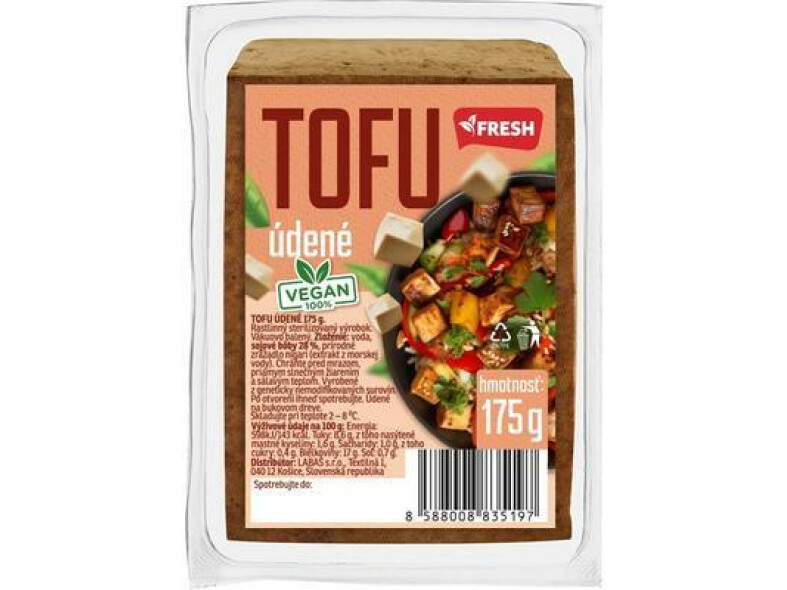 TOFU ÚDENÉ FRESH 175g SÓJOVÝ VÝROBOK BEZLEP