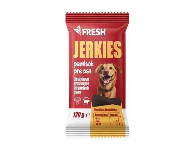 SNACK PES HOVÄDZÍ JERKIES 120g FRESH