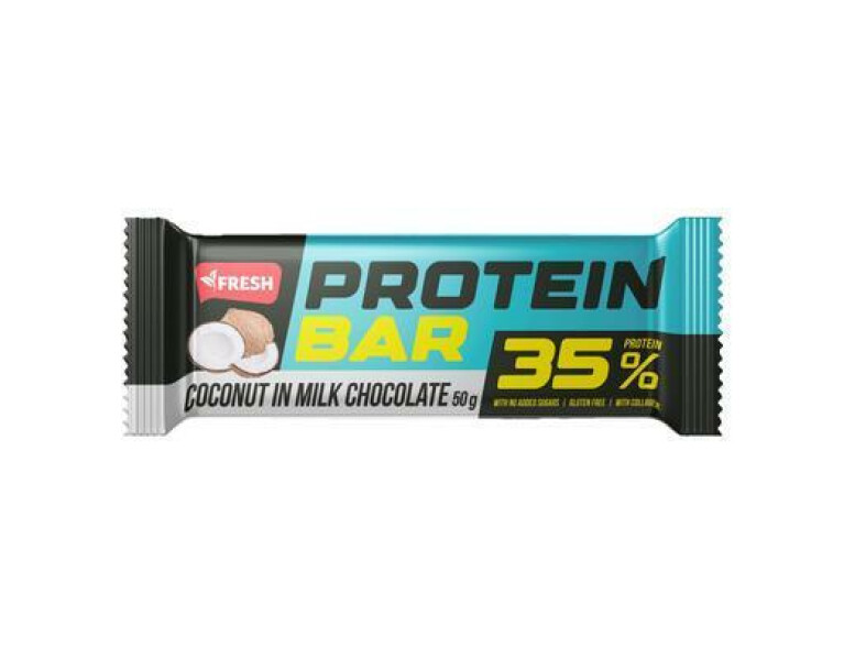 TYČINKA PROTEIN BAR KOKOSOVÁ 50g FRESH BEZLEP