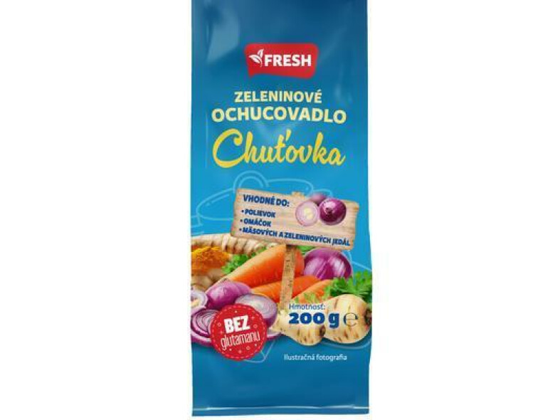 DOCHUCOVADLO CHUŤOVKA ZMES SUŠENEJ ZELENINY 200g FRESH