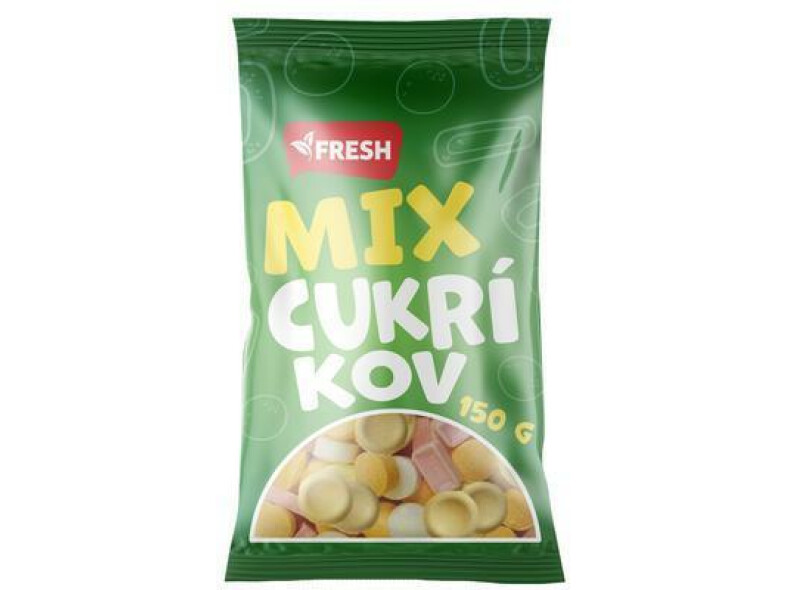 CUKRÍKY KOMPRIMÁTOVÝ MIX 150g FRESH