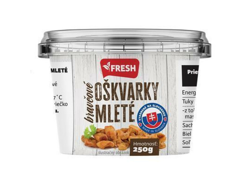 OŠKVARKY BRAVČOVÉ MLETÉ 250g FRESH