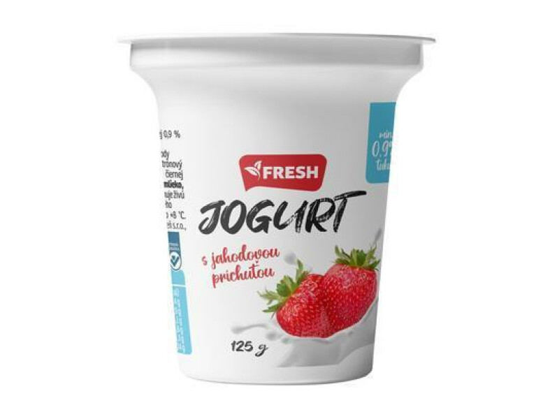 JOGURT JAHODA 125g FRESH