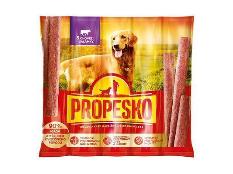 SNACK PES TYČINKY MÄSITÉ S HOVÄDZINOU 50g PROPESKO