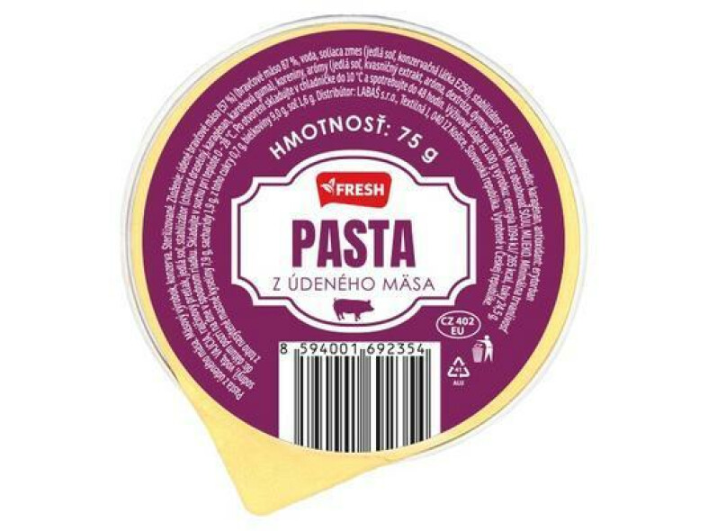 PAŠTÉTA PASTA Z ÚDENÉHO MÄSA 75g FRESH