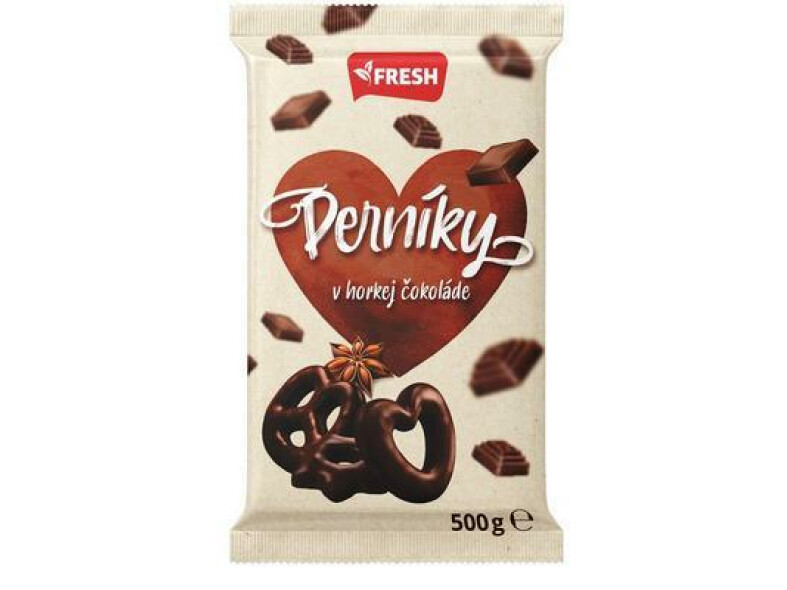 PERNÍKY V HORKEJ ČOKOLÁDE 500g FRESH